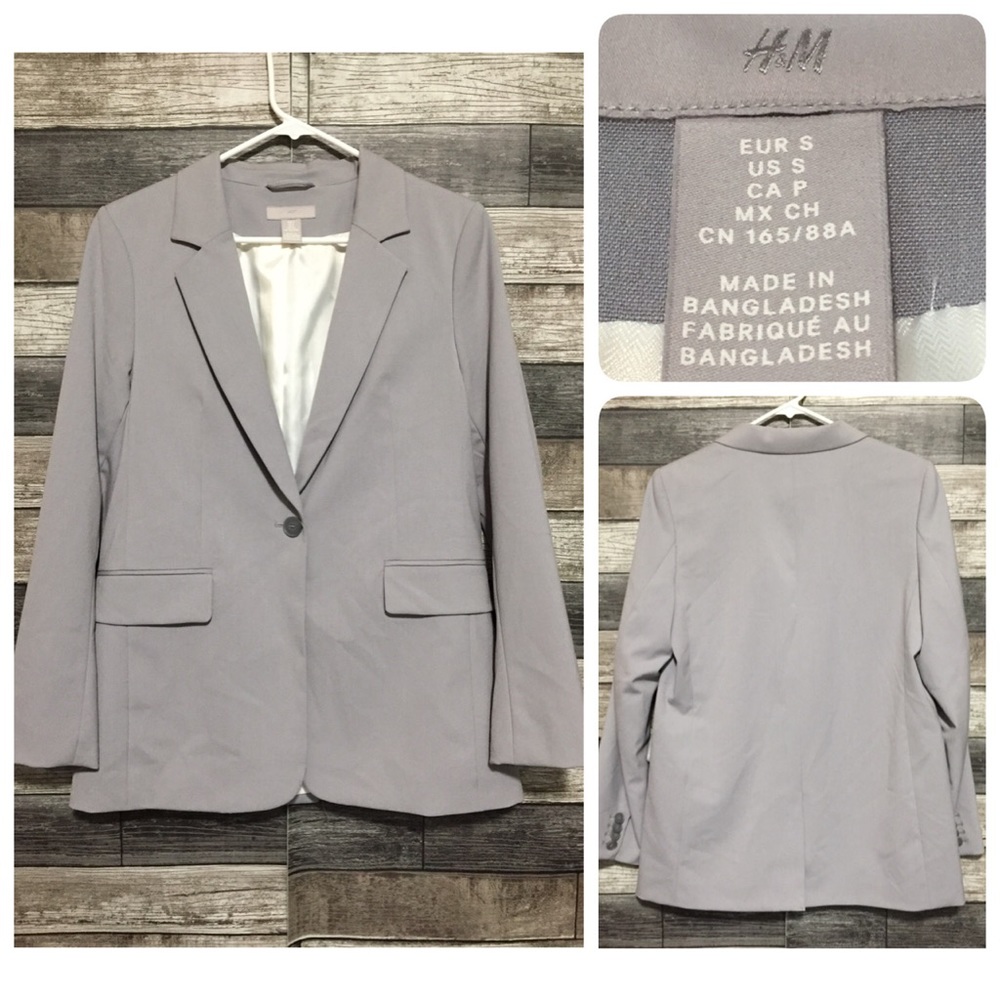 H&M Women's Gray Blazer